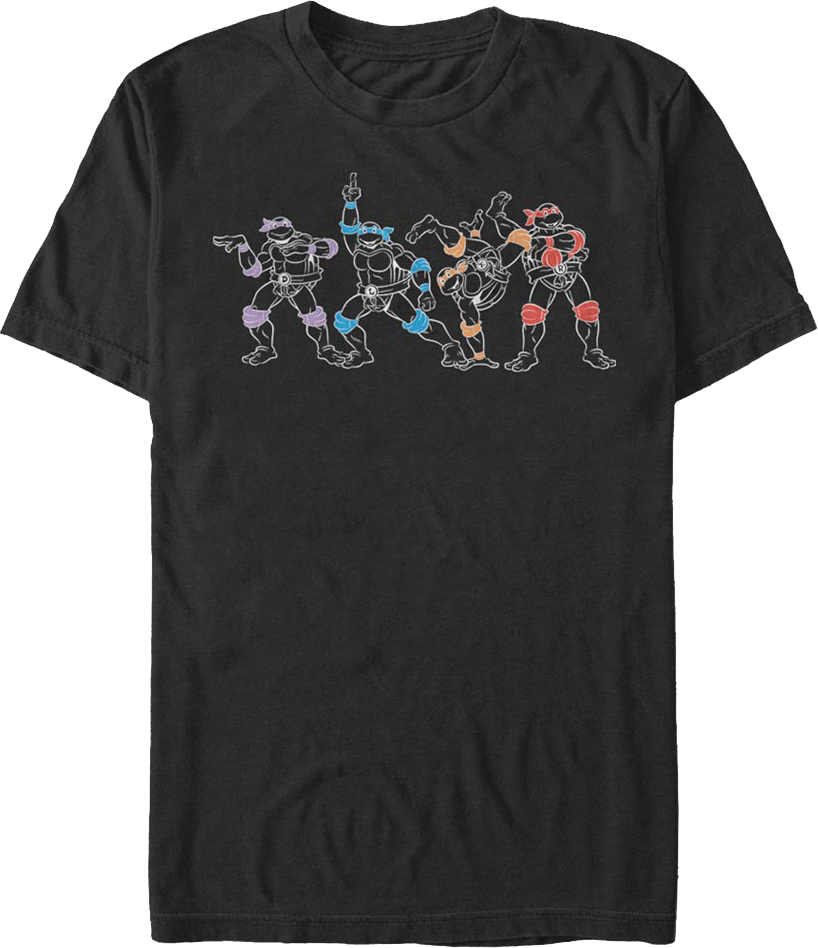 Defining Colors Teenage Mutant Ninja Turtles T-Shirt