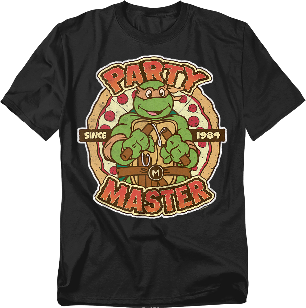 Party Master Since 1984 Teenage Mutant Ninja Turtles T-Shirt