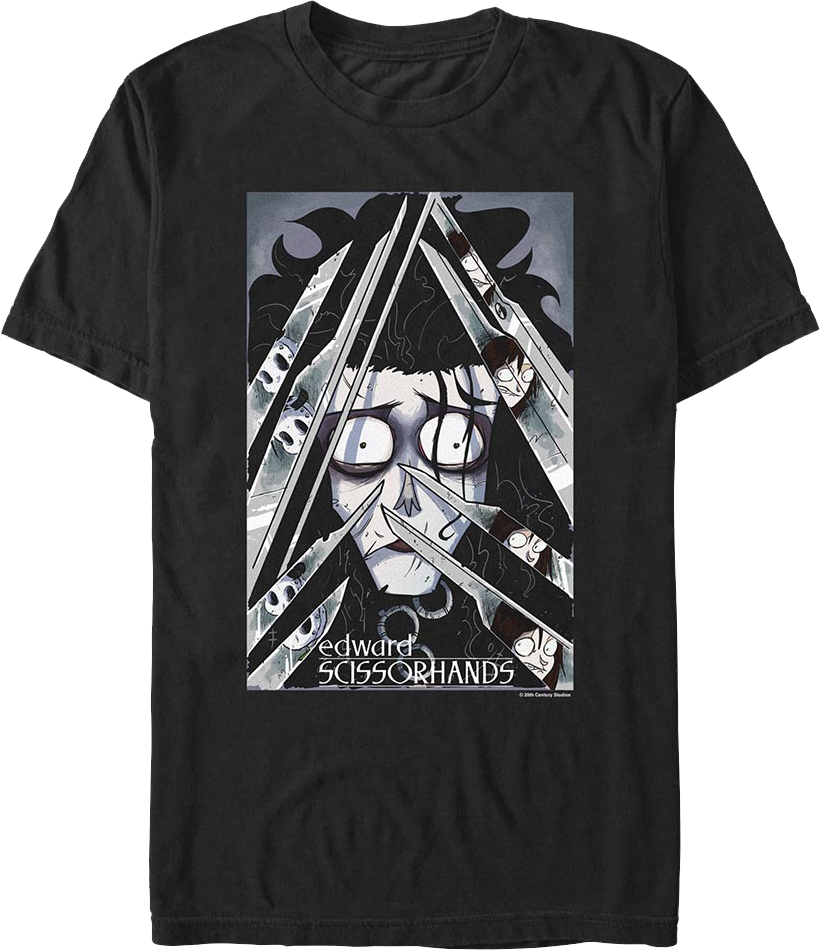 Portrait Edward Scissorhands T-Shirt