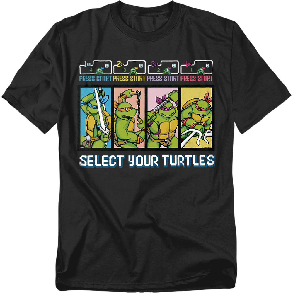 Select Your Turtles Teenage Mutant Ninja Turtles T-Shirt