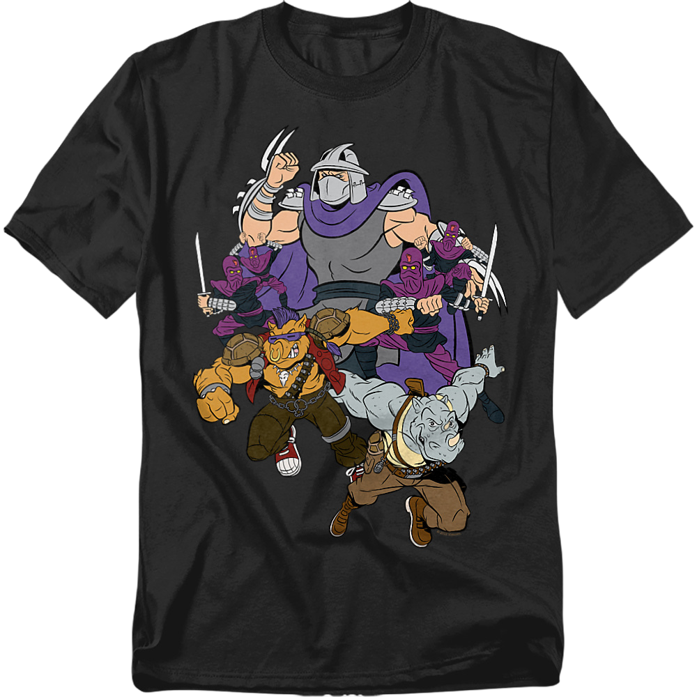 Shredder And Foot Clan Teenage Mutant Ninja Turtles T-Shirt
