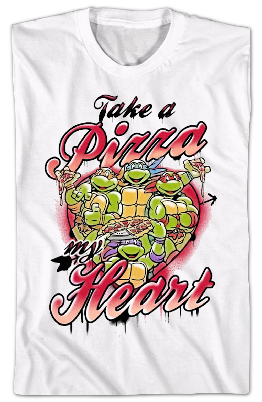 Take A Pizza My Heart Teenage Mutant Ninja Turtles T-Shirt